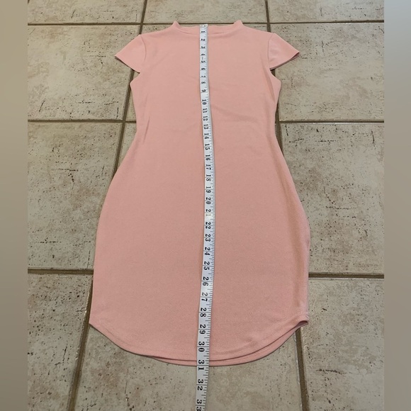 💜 PrettyLittleThing Pink Bodycon Mini Dress, Size US 4 - Picture 7 of 7